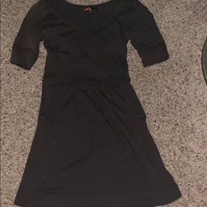 Dark green dress with pockets